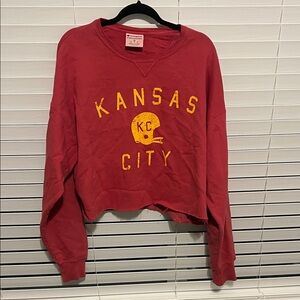 Kansas City Chiefs Champion cropped sweatshirt